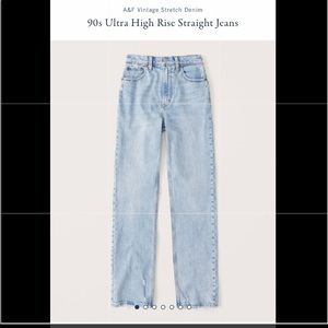 Abercrombie Highrise 90’s jeans